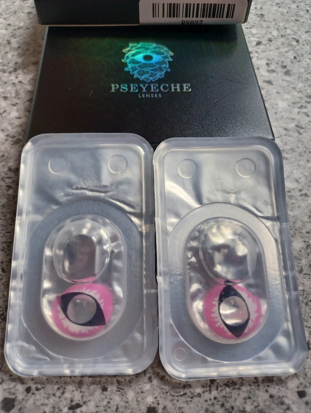 Pink Cat Eye Color Eye Wear Lenses - Costume Enhancements